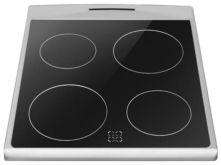 Amica 50cm Electric Cooker - Silver — view 2