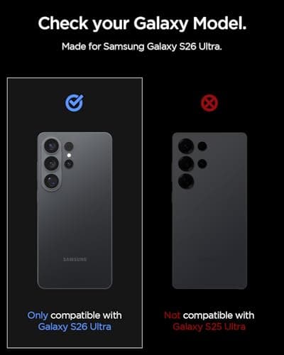 Spigen Camera Lens Screen Protector [GlasTR EZ Fit Optik Pro] Designed for Galaxy S26 Ultra [Case Friendly][2 Pack]