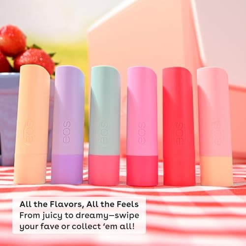 eos Natural Shea Lip Balm- Birthday Cake, All-Day Moisture, Shea Butter, Dry Lip Care, 0.14 oz — view 5