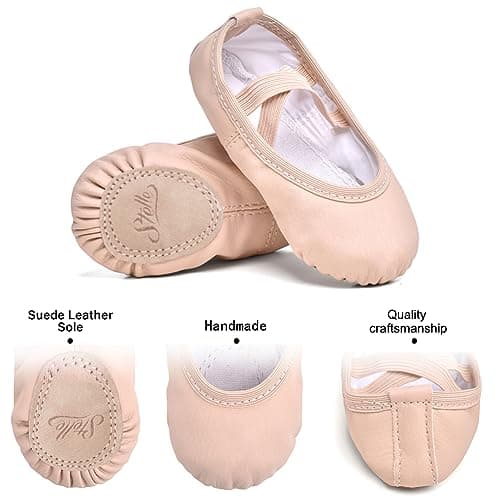 Stelle Ballet Shoes PU Ballet Flats for Girls(Ballet Pink,9MT) — view 3