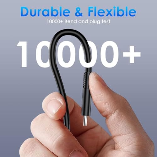 60W Charger for Nintendo Switch 2, Fast Charging USB C Cable for Switch 2 Accessories, AC Adapter with 5FT Cable Compatible with Nintendo 2,Lite,OLED,Steam Deck - Support TV Mode — view 4