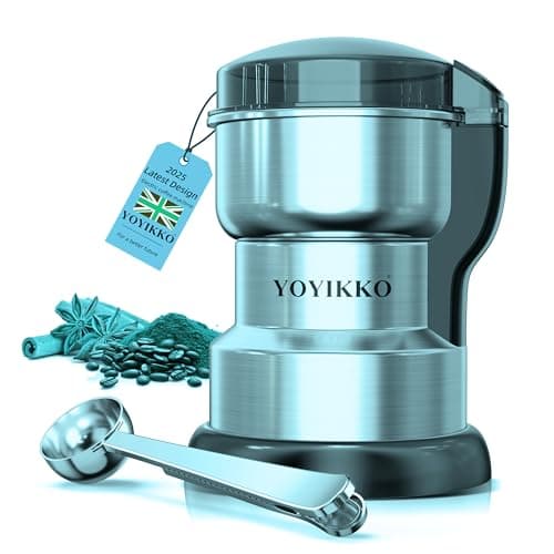 Electric Coffee Grinder 300W, Adjustable Grind, Espresso/Drip/Pour. Coffee Grinder for Coffee, Spices, and Other Foods (T-302)