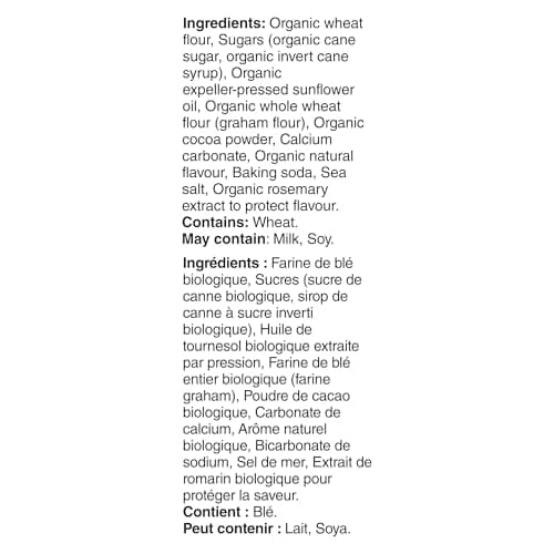 ANNIE'S Chocolate Graham Cookies Snacks, Organic, No Artificial Flavours, No Synthetic Colours, 213 Grams Package of Bunny Shaped Cookies, Chocolate — view 2