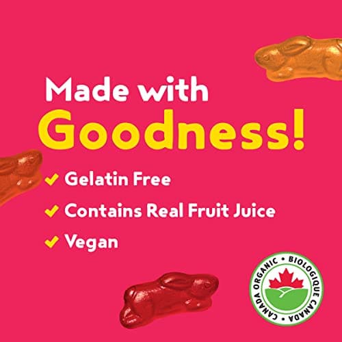 ANNIE'S - FAMILY PACK - Organic Fruit Flavoured Snacks Strawberry, Pack of 10 Pouches, Natural Strawberry Flavours, No Synthetic Colours, Gelatin Free, Gluten Free, Vegan, Snacks — view 4