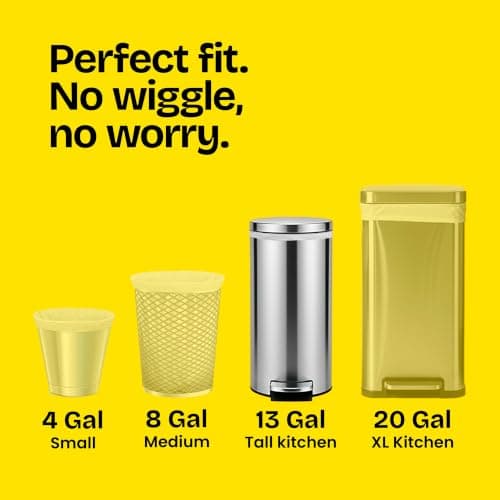 Glad Tall Kitchen Drawstring Trash Bags - Odorshield 13 Gallon White Trash Bag, Febreze Fresh Clean, 110 Count — view 4