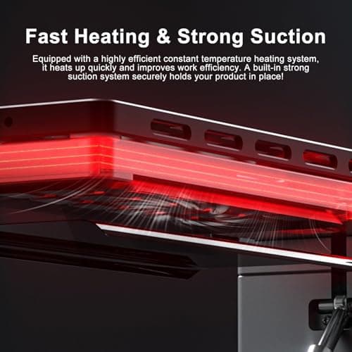 300W Heated Phone Screen Glass Separator with Anti-Slip Platform & Strong Suction Base for Efficient Screen Repair & Reverse Split Technology