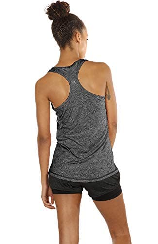 icyzone Workout Tank Tops for Women - Racerback Athletic Yoga Tops, Running Exercise Gym Shirts(Pack of 3)(L, Royal Blue/Purple/Charcoal) — view 5