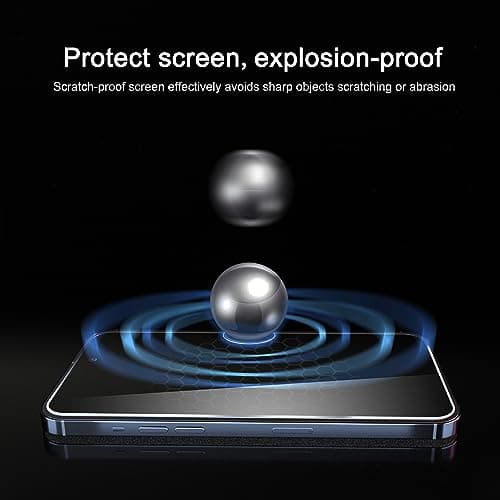 Ailun Screen Protector for iPhone 16 / iPhone 15 / iPhone 15 Pro [6.1 Inch] Display 3 Pack Tempered Glass, Sensor Protection, Dynamic Island Compatible, Case Friendly — view 2