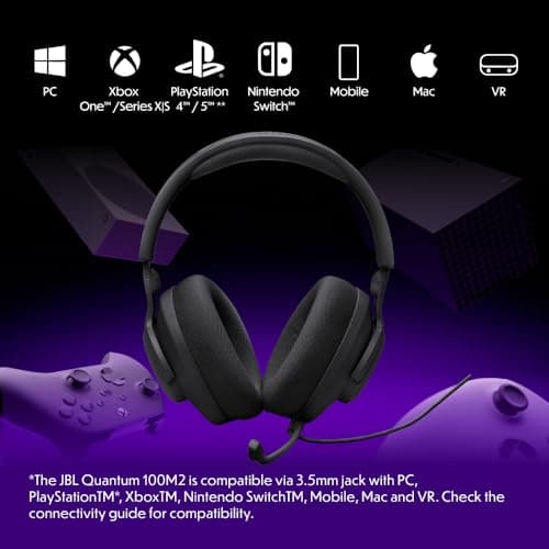 JBL, JBLQTUM100M2BLK Wired Headset — view 3