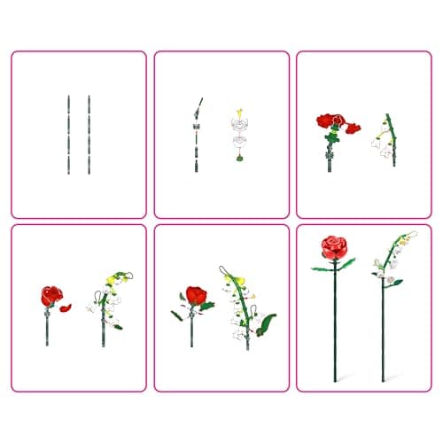MAX-Garden Long Flowers-Series 1-Lily of Valley and Rose-Capsule (2 Flowers) — view 5