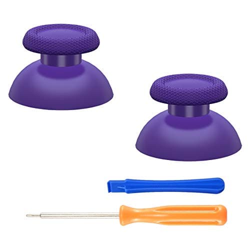 eXtremeRate Thumbsticks FPS Purple Replacement Stick Joystick for PS5 Controller, Custom Analog Stick Joystick Compatible with PS5, for PS4 All Model Controller - Controller NOT Included