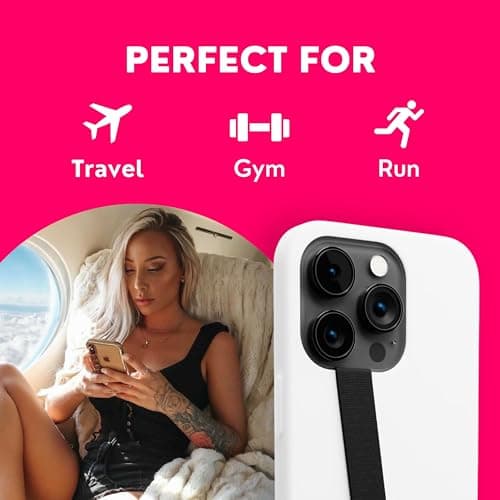 Phone Loops: Non-Elastic Phone Grip, Phone Strap, Phone Holder for Hand - Small, Light and Discreet Phone Loop Cell Phone Holder for Hand - Phone Finger Holder — view 6