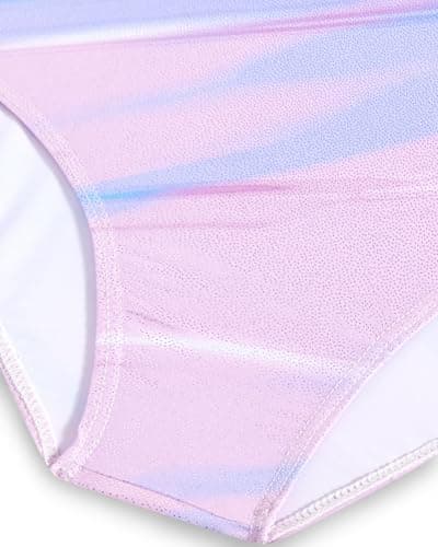 JiAmy Gymnastics Leotard for Girls, Sleeveless Gymnastics Outfit with Shorts Set, Sparkly Dance Outfits Athletic Bodysuit Outfit for Kids 3-4 Years — view 5