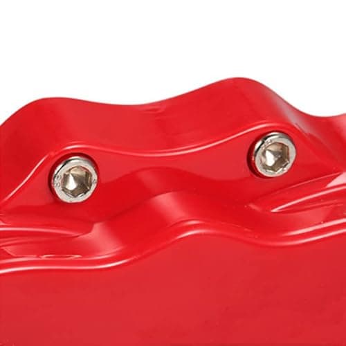 Caliper Cover, 2 Pairs Brake Caliper Covers, Red Style Front & Rear Covers, High Precision Car Disc Brake Protector for Wheel Hub — view 5
