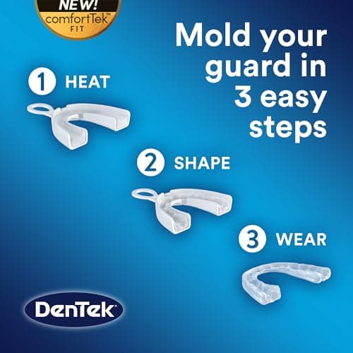 DenTek Professional-Fit Dental Guard, Mouth Guard for Grinding Teeth at Night, 1 Count — view 6