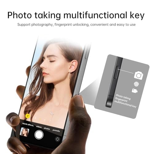 16PROMA X Unlocked Smartphone 6.9" HD Screen 6+256GB Smartphone with 128G Memory Card New System 6800mAh Long Battery Dual SIM/Fingerprint Lock/Face ID/GPS (Black) — view 6