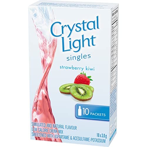Crystal Light Singles Strawberry Kiwi Drink Mix, 10 Packets per Box, 3 g each — view 4