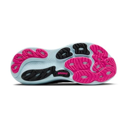 Brooks Women’s Adrenaline GTS 25 Supportive Running & Walking Shoe - Black/Cyber Pink/Iced Aqua - 9 Medium — view 5