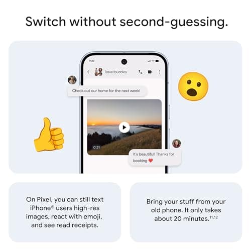 Google Pixel 10 Pro XL - Unlocked Android Smartphone with Gemini, Your Google AI Assistant, Triple Rear Camera System, Fast-Charging 24+ Hour Battery, and 6.8" Super Actua Display - Obsidian - 256 GB — view 9