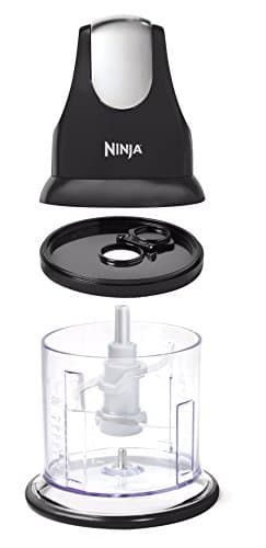 Ninja NJ100C, Express Chop For Chopping, Mincing, and Pureeing, Black, 200W (Canadian Version) 16oz