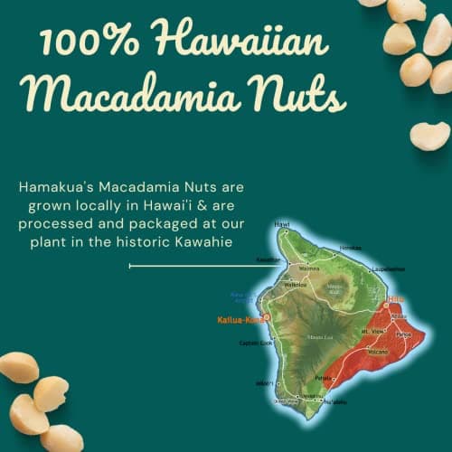 Hamakua Macadamia Nuts - Unsalted Hawaiian Grown Dry Roasted Half and Whole Macadamias without Salt - Natural Eco-Friendly Large Macadamia Nuts (10 oz Pouch) — view 5