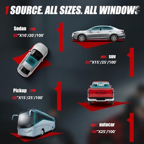 Vepagoo Ceramic Car Window Tint Film 35% VLT, 20" x10FT — view 3