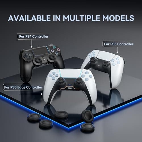 12-Pack Black Joystick Replacement Caps Compatible with PS4/PS5 - Non-Slip, Anti-Glue, Fingerprint-Proof Compatible with for Someone