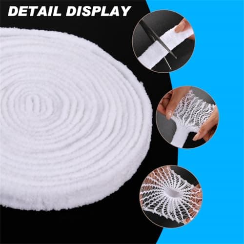 Tubular Stretch Gauze Bandage 1 in × 7.7 yd Elastic Retainer Fix Net Wound Dressing Without The Use of Adhesive Tape for Arms Calves — view 3