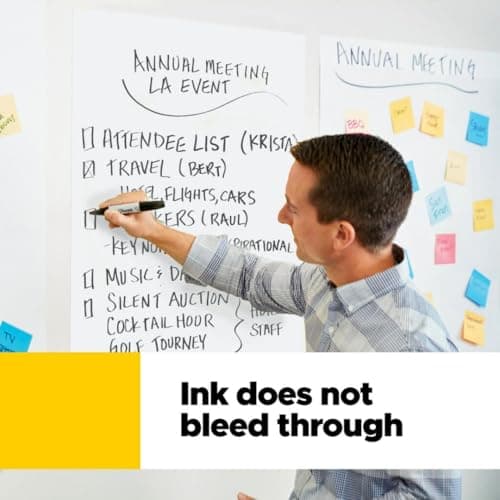 Post-it Super Sticky Easel Pad, 25 x 30 Inches, 30 Sheets Per Pad, 2 Pads, Large, White, Premium Self Stick Flip Chart Paper, Anchor Chart, Office Supplies & School Supplies, Great for Teachers and Students — view 4