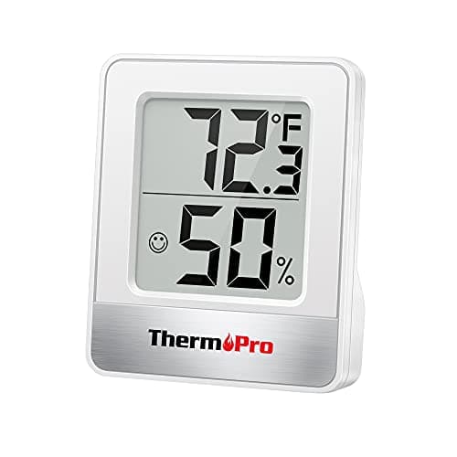 TempPro TP49 Digital Hygrometer Indoor Thermometer Humidity Meter Room Thermometer with Temperature and Humidity Monitor Mini Hygrometer Outdoor Thermometer (Previously ThermoPro)