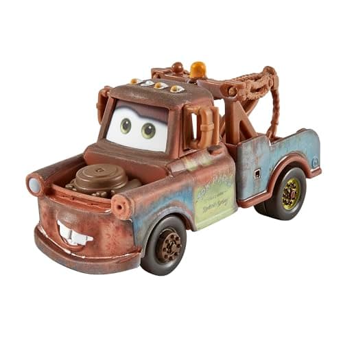 Mattel Disney and Pixar Cars Toys, Radiator Springs 3-Pack of Die-cast Toy Cars & Trucks with Lightning McQueen, Mater & Sheriff​​​ — view 3