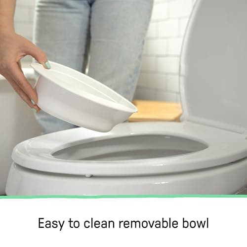 Ingenuity My Size Potty Pro in Blue, Infant Potty Training Toilet, Lifelike Flushing Sound, for Ages 18 Months, Up to 50 Pounds — view 7