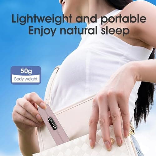 STEHEALTH Under-Pillow Speaker for Sleeping - Mini Portable Wireless Bluetooth Bone Conduction, with White Noise & Timer | Supports TF Card, Suitable for Side Sleepers and Sleep Difficulties (Pink) — view 5