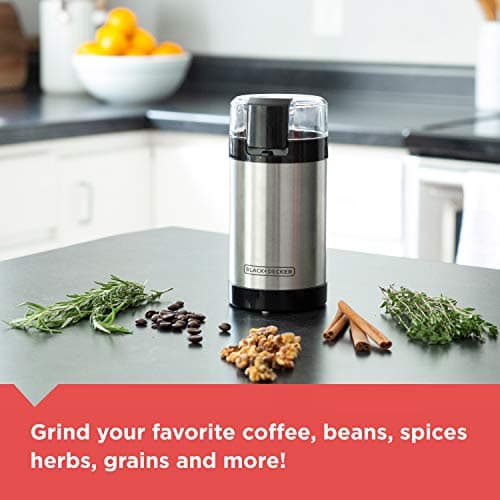 BLACK+DECKER One-Touch Coffee & Spice Grinder with Stainless Steel Blades — view 2