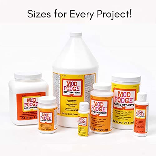 Mod Podge Matte Sealer, Glue & Finish: All-in-One Craft Solution- Quick Dry, Easy Clean, for Wood, Paper, Fabric & More. Non-Toxic - Craft with Confidence, Made in USA, 8 oz., Pack of 1 — view 9