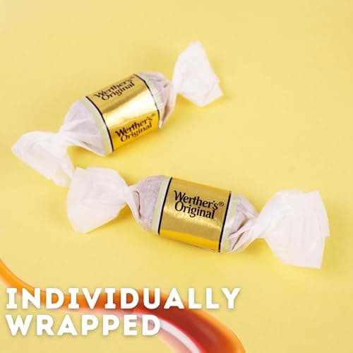 Werther's Vanilla Creme Soft Caramels, Individually Wrapped Pieces, Candy Bowl Filler Treats, 4.51 Ounces (Pack of 2) — view 3