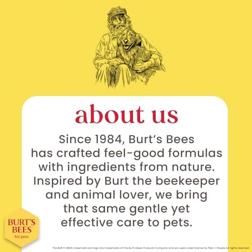 Burt's Bees for Pets Oatmeal Dog Shampoo with Honey, Soothing Formula for Itchy and Sensitive Dog Skin, Colloidal Oat Flour and Honey, pH Balanced, Sulfate-Free, 16 Fl Oz — view 8