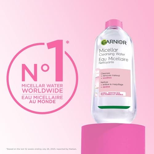 Garnier Micellar Cleansing Water, All-in-One Cleanser & Gentle Makeup Remover, For All Skin Types Including Sensitive. 400ml — view 4