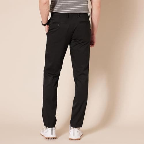 Amazon Essentials Men's Slim-Fit Stretch Golf Pant, Black, 34W x 30L — view 2