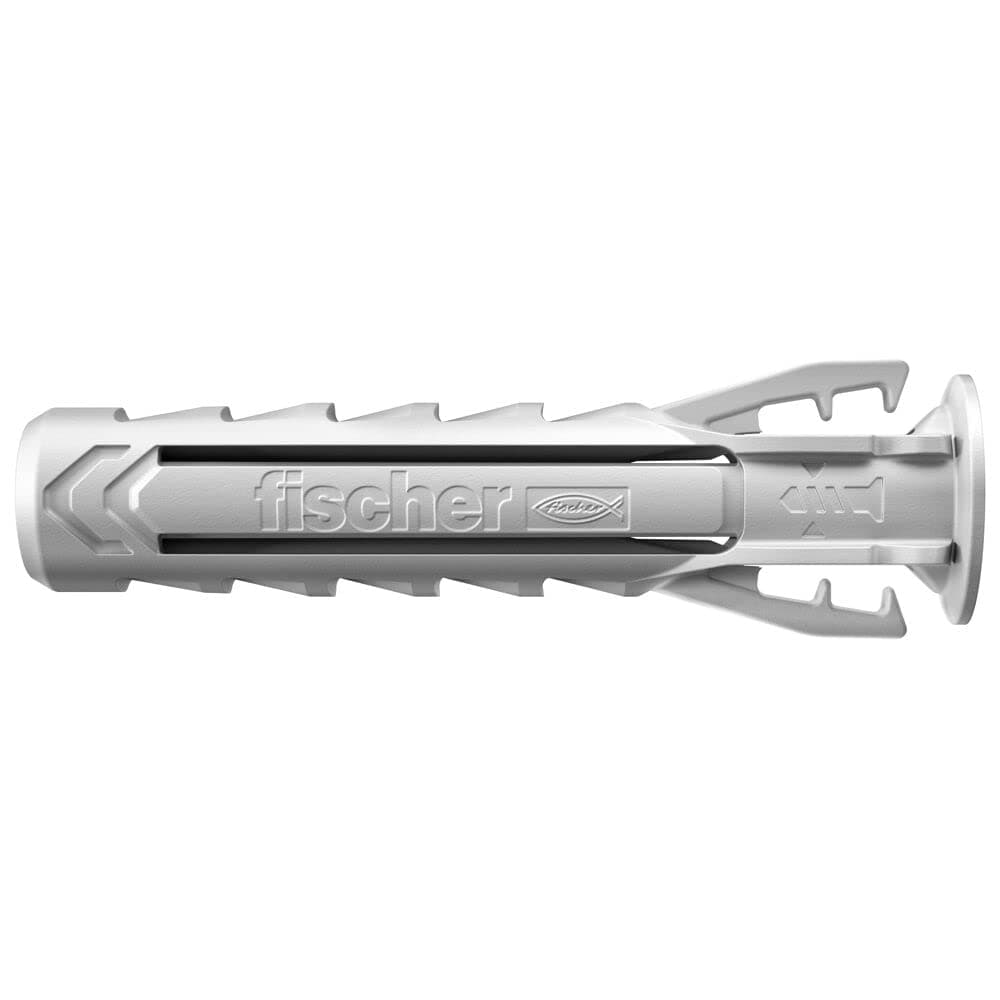 fischer 568012 - Taco de expansión SX Plus 12x60 mm, caja con 25 anclajes de nylon, anclajes para una sujeción óptima al fijar en hormigón, ladrillo macizo, ladrillo (Caja 25 unidades) — view 4