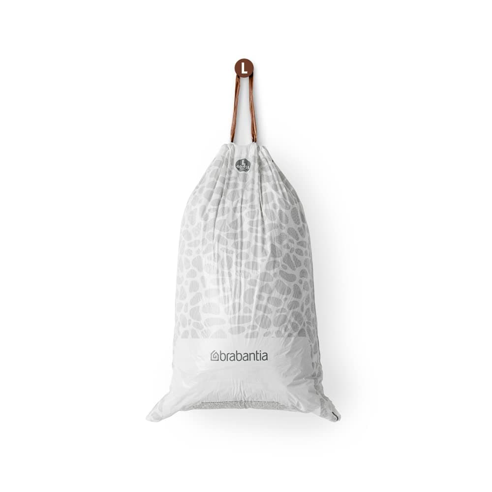 Brabantia Bolsas de Basura PerfectFit (Código L/40-45L) Extra Resistentes Bolsas con cinta de cierre (40 Bolsas) — view 7