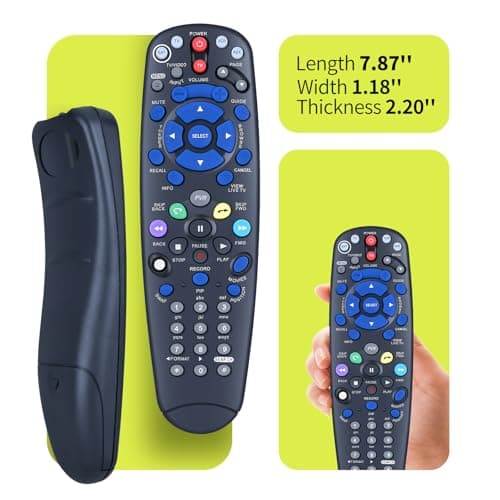 RYQIF Replacement Remote Control for Bell Satellite TV 5.4 IR, Fits 187017 187016 199533 9241 9242 9400 6131 6141 6400 — view 4
