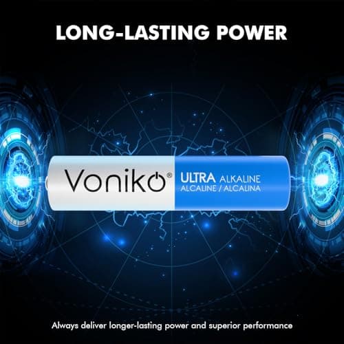 Voniko Ultra AAA Batteries 24 Pack - Alkaline Triple A Battery, Ultra Long-Lasting for All Your Devices, 10-Year Shelf Life, Leak-Proof & Mercury-Free — view 7