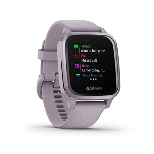 Garmin Venu Sq, GPS Smartwatch with Bright Touchscreen Display, Up to 6 Days of Battery Life, Orchid Purple (010-02427-02) — view 3