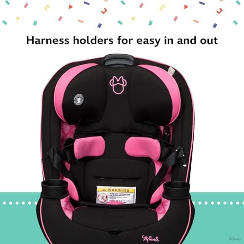 Disney Baby Grow and Go All-in-One Convertible Car Seat, Infant to Toddler Carseat, Midnight Minnie 2 — view 4