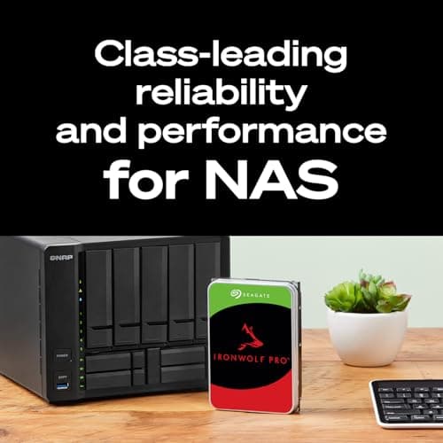 Seagate IronWolf Pro 12 TB Enterprise NAS Internal HDD – CMR 3.5 Inch, SATA 6 Gb/s, 7200 RPM, 256 MB Cache for RAID Network Attached Storage (ST12000NTZ01/ST12000NT001) — view 4