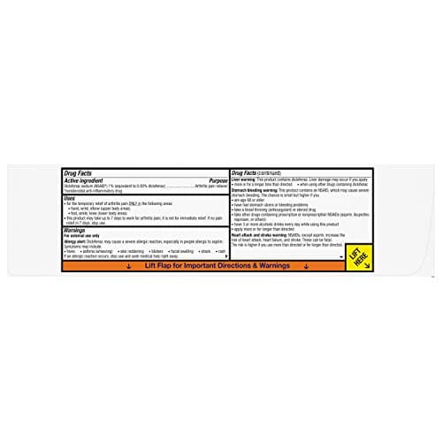 Voltaren Arthritis Pain Gel, One 100 g Tube and one 20 g Travel Size Tube — view 13