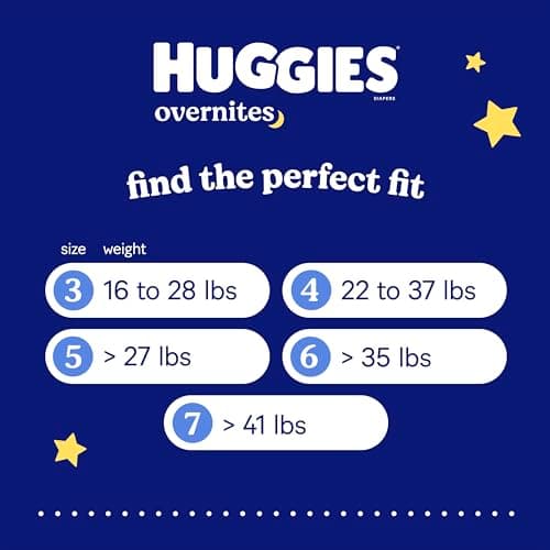 Huggies Overnites Size 5 Overnight Diapers (27+ lbs), 50 Ct, Packaging May Vary — view 8