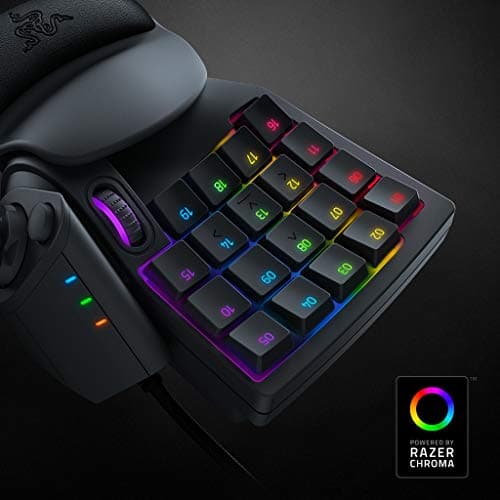 Razer Tartarus V2 Gaming Keypad: Mecha Membrane Key Switches - One Handed Keyboard - 32 Programmable Keys - Customizable Chroma RGB Lighting - Programmable Macros - Razer Snap Tap - Black — view 3