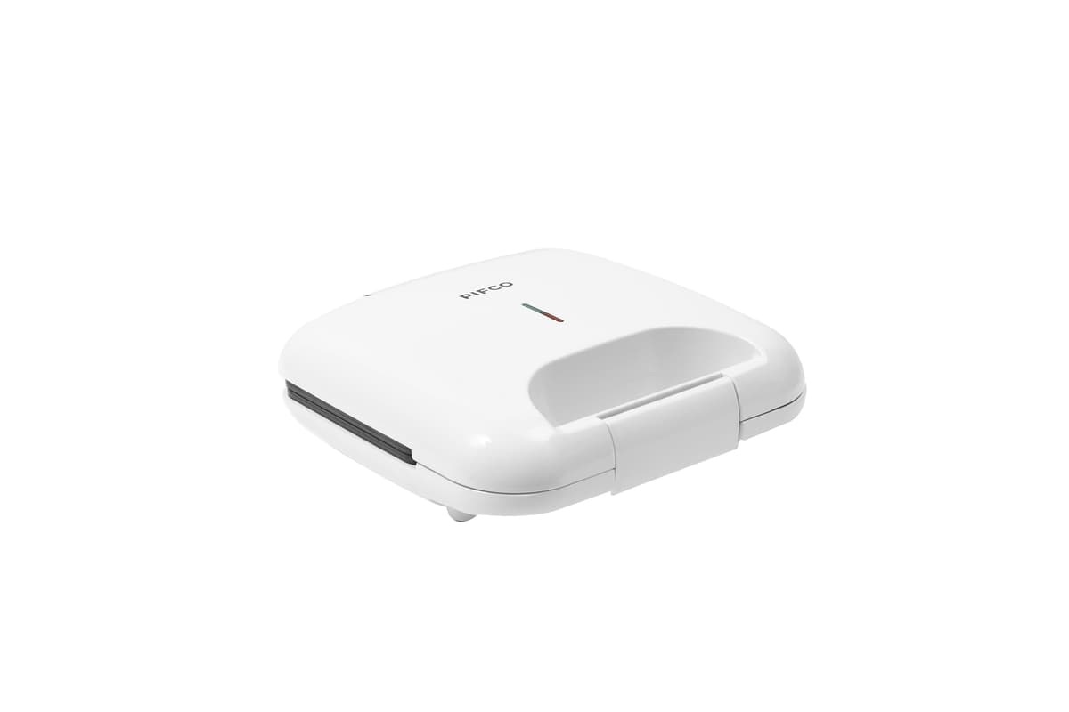 PIFCO 750W White Sandwich Toaster - Non-Stick Electric Toastie Maker with Cool-Touch Handle - Compact Sandwich Toaster for Students, Best for Small Kitchens, Ideal Home Kitchen Appliance — view 4